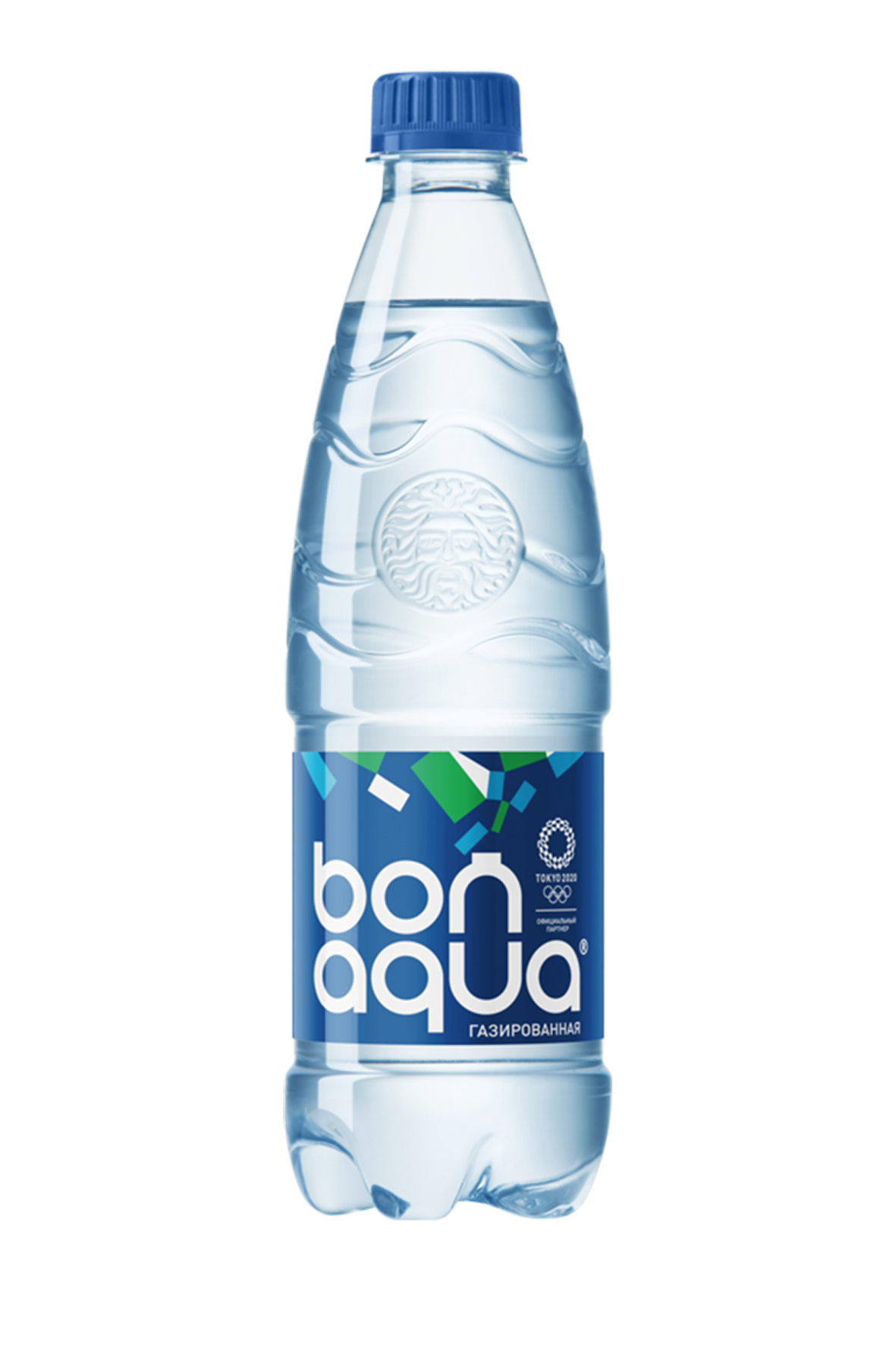 Питьевая вода BonAqua газированная 0,5л.